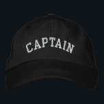 Casquette Brodée Capitaine<br><div class="desc">Capitaine casquette brodé .. idéal pour les marins .. de Ricaso</div>