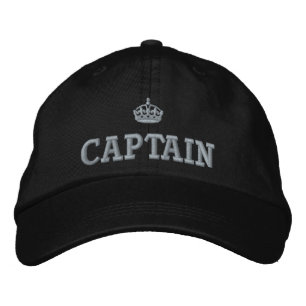 Casquette Brodée Capitaine avec logo couronne