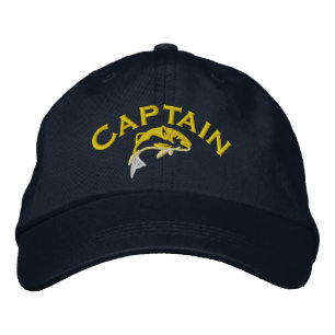 Casquette Brodée Capitaine de bateau de pêche