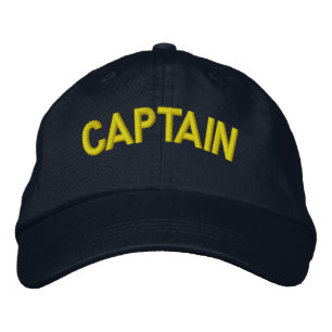 Casquette Brodée Capitaine d'un bateau ou d'une équipe sportive