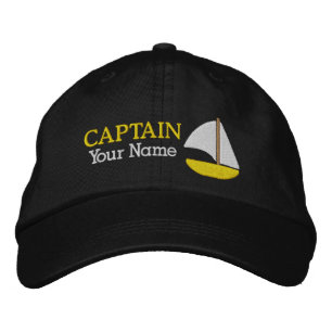 Casquette Brodée Capitaine - personnalisable