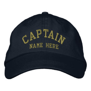 Casquette Brodée Capitaine - personnalisable