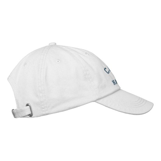 Casquette Brodée Capitaine - personnalisable (Droite)