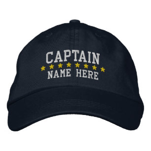 Casquette Brodée Capitaine - personnalisable