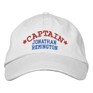 Casquette Brodée CAPTAIN Personnalisé Premier Dernier nomCasquette