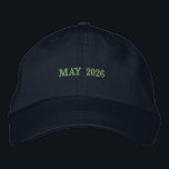 Casquette Brodée Capture the Significance of MAY 2026 Navy Color<br><div class="desc">Capture the significance of “MAY 2026” with this Navy Alternative Apparel Basic Adjustable Cap, featuring precision embroidery that adds a refined and lasting touch. The one-size-fits-all adjustable strap ensures a comfortable fit for everyone, making it ideal for seasonal events, company milestones, farewell parties, or promotional launches. Place your bulk order...</div>