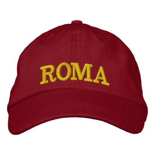 Casquette Brodée Casque pour Rome (Devant)
