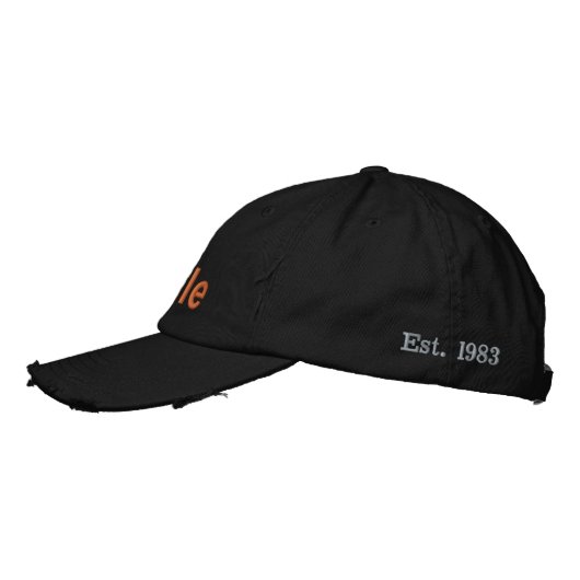 Casquette Brodée Casquette, Texte latéral (Gauche)