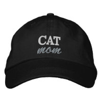 Cat Mom Brodé Casquette, Amoureux des chats à la m