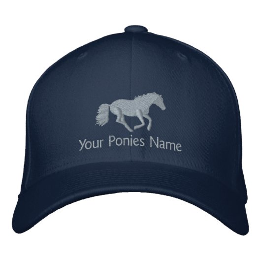 Casquette Brodée Cavaliers de cheval ou de poney (Devant)