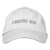 Casquette Brodée Cavapoo Maman Chien Maman Athlétisme (Devant)