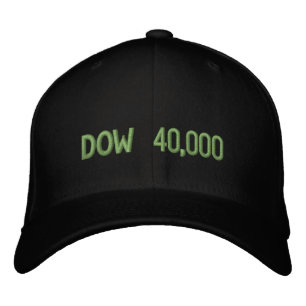 Casquette Brodée Célébration du marché Stock Dow 40000