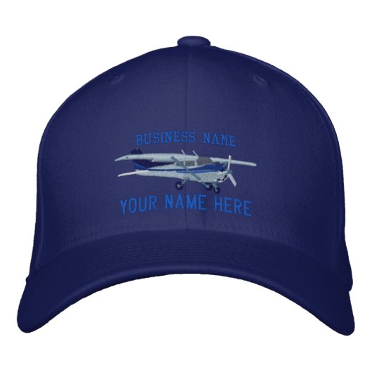 Casquette Brodée Cessna Classique Aéronefs Personnaliser (Devant)