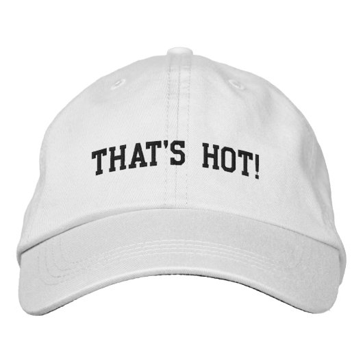 Casquette Brodée C'est chaud ! (Devant)