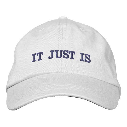 Casquette Brodée "C'Est Juste" (Devant)