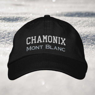 Casquette Brodée Chamonix France Mont Blanc vacances hiver