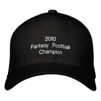 Casquette Brodée Champion de football d'Imaginaire 2010