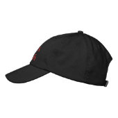 Casquette Brodée Chaos Magic Witch Fun Citation Rouge Noir (Gauche)