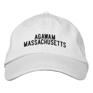 Casquette Brodée Chapeau Agawam Massachusetts