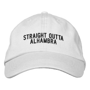 Casquette Brodée Chapeau Alhambra Californie
