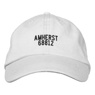 Casquette Brodée Chapeau AMHERST Nebraska