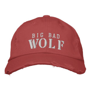 Casquette Brodée Chapeau Big Bad Wolf par Approachable Wolf pour HO