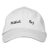 Casquette Brodée Chapeau Brodé (Devant)