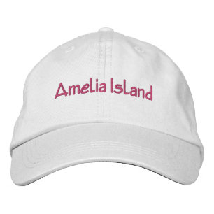 Casquette Brodée Chapeau brodé d'Amelia Island Floride