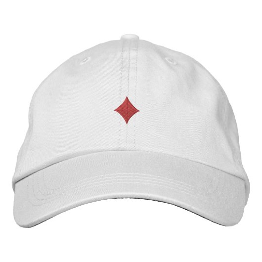 Casquette Brodée Chapeau brodé de diamants (Devant)