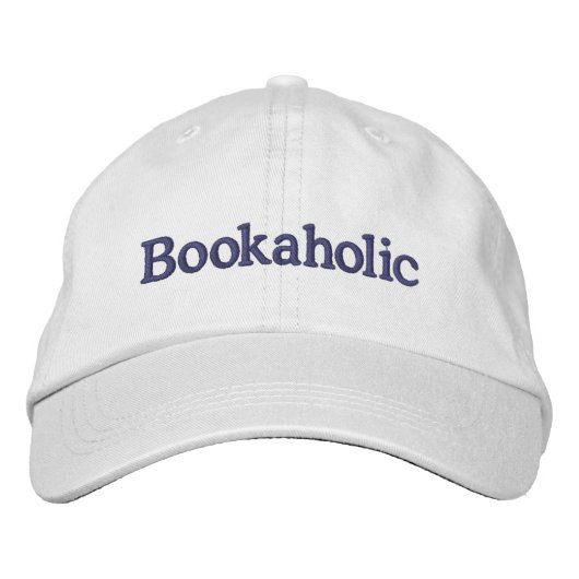 Casquette Brodée Chapeau Brodé Lecture de Livres (Devant)