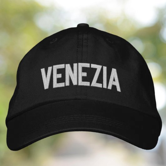 Casquette Brodée Chapeau brodé Venezia