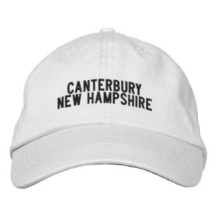 Casquette Brodée Chapeau Canterbury New Hampshire