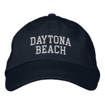 Chapeau de base-ball de Daytona Beach brodé en Flo