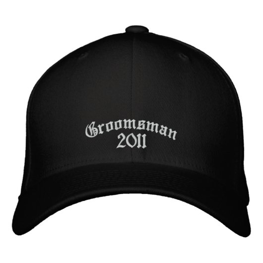 Casquette Brodée Chapeau de garçon d'honneur (Devant)