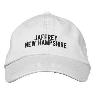 Casquette Brodée Chapeau de Jaffrey New Hampshire