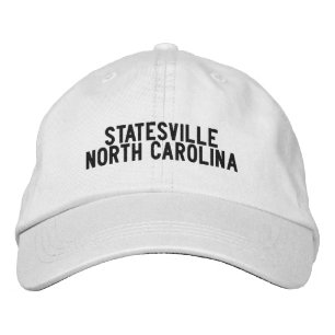 Casquette Brodée Chapeau de Statesville Caroline du Nord