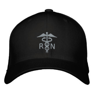 Casquette Brodée Chapeau d'infirmière diplômée