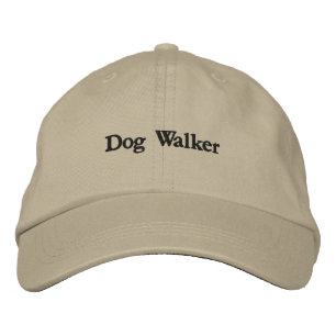 Casquette Brodée Chapeau kaki brodé pour promeneur de chiens