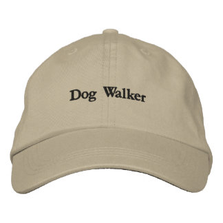 Casquette Brodée Chapeau kaki brodé pour promeneur de chiens