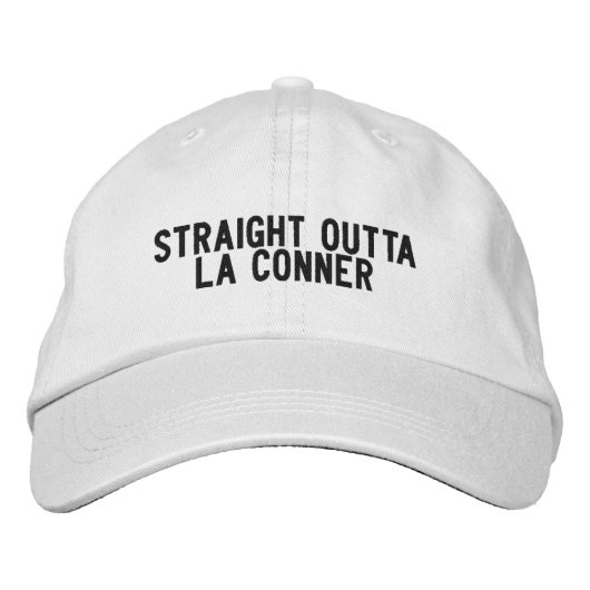 Casquette Brodée Chapeau LA Conner Washington (Devant)