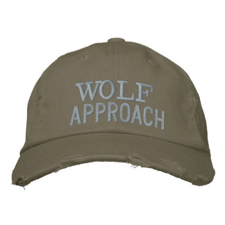 Casquette Brodée Chapeau Loup par Approachable Wolf pour HOMMES