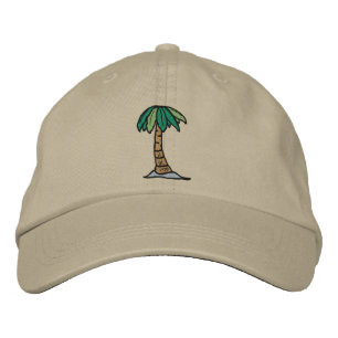Casquette Brodée Chapeau Palmier