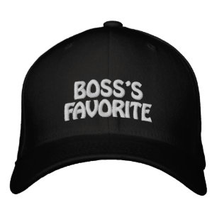 Casquette Brodée Chapeau préféré du patron Drôle de travail