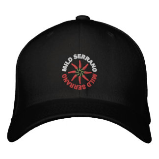 Casquette Brodée Chapeau Serrano Black Mild