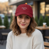 Casquette Brodée CHAPITRE quarante en Noir