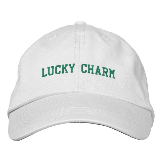 Casquette Brodée Charme chanceux (Devant)