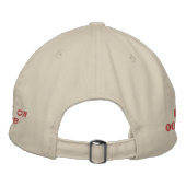 Casquette Brodée Charpentier - Humour (Dos)