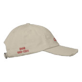 Casquette Brodée Charpentier - Humour (Droite)