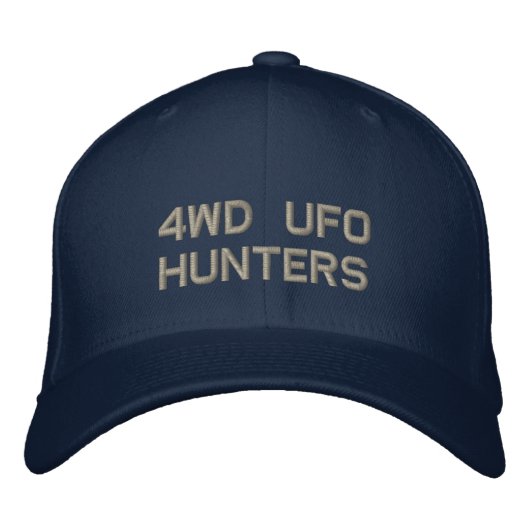 Casquette Brodée CHASSEURS UFO 4WD Flex Fit (Devant)