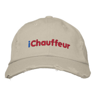 Casquette Brodée Chauffeur, Customisez-Moi !